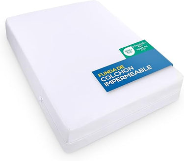 Utopia Bedding Funda de Colchón 80 x 200 x 30 cm Impermeable con Cremallera, Certificado Oeko-Tex, Cubre Colchon